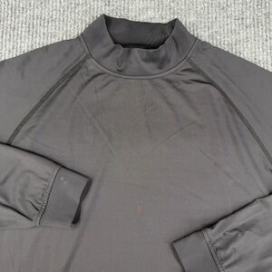 FJ FootJoy Mens Thermal Base Layer Long Sleeve Shirt XL Black Golf See Flaws